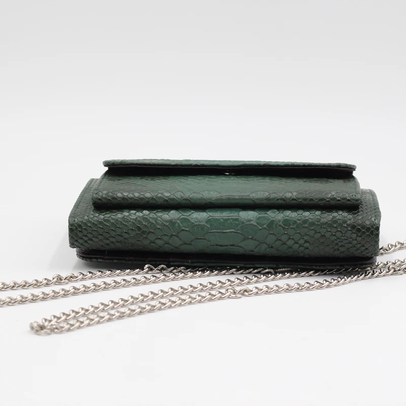 HIGHREAL Women Bags Genuine Leather Handbags Luxury Shoulder Bags For Women Designer Animal Crocodile Pattern Phone Clutch