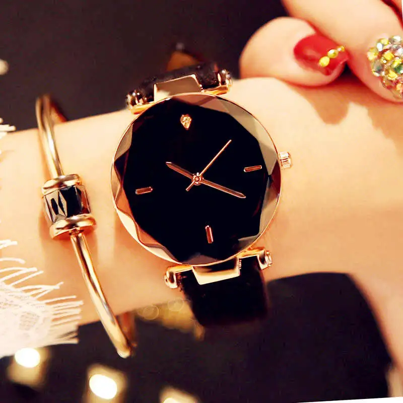 

Watch 2019 Woman Watches Chimes Diamond Leather Bracelet Lady Womans Wrist Watch Gift Wristwatch Clock Gift watches luxury #30