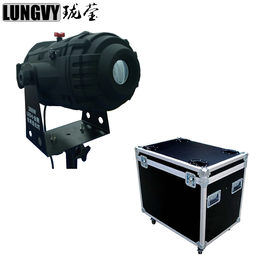 

Free Shipping With Flight Case Packing Mini 100W Led Follow Spot Gobo Projector Follow Spot Lighting