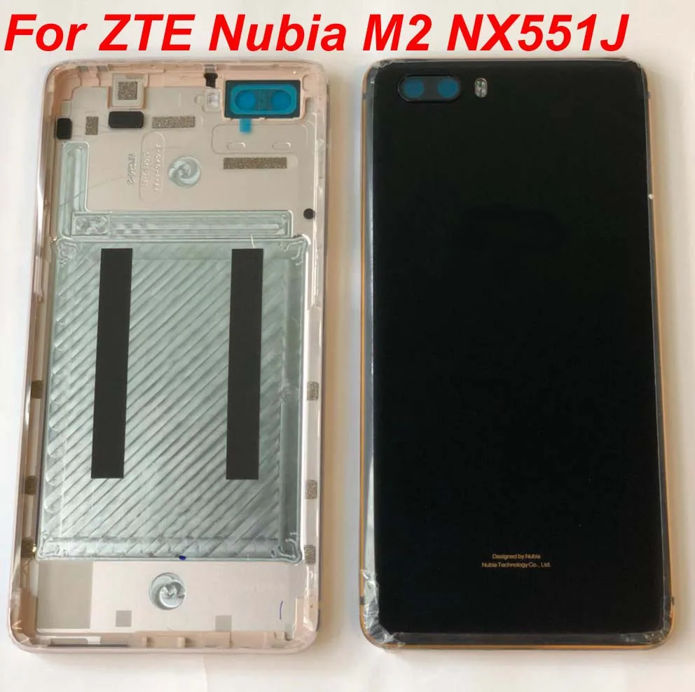 Новая задняя панель корпуса Дверь для zte nubia M2 NX551J стеклянная крышка батареи задняя крышка Корпус Запасные части