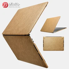 Тонкий Премиум чехол из искусственной кожи для ноутбука Macbook Pro 15 дюймов защитный чехол для Apple Macbook pro 1"