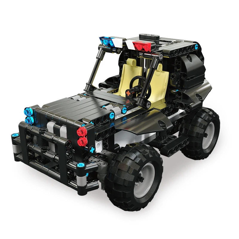 

Block Toys For Kid Remote Control Police Hummer Car Model Toy Car as Gift Entertainment Intelligence Development