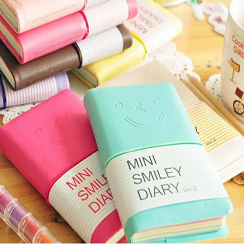 

Creative Stationery Office Learning Smiling Face Cover Notebook Notepad