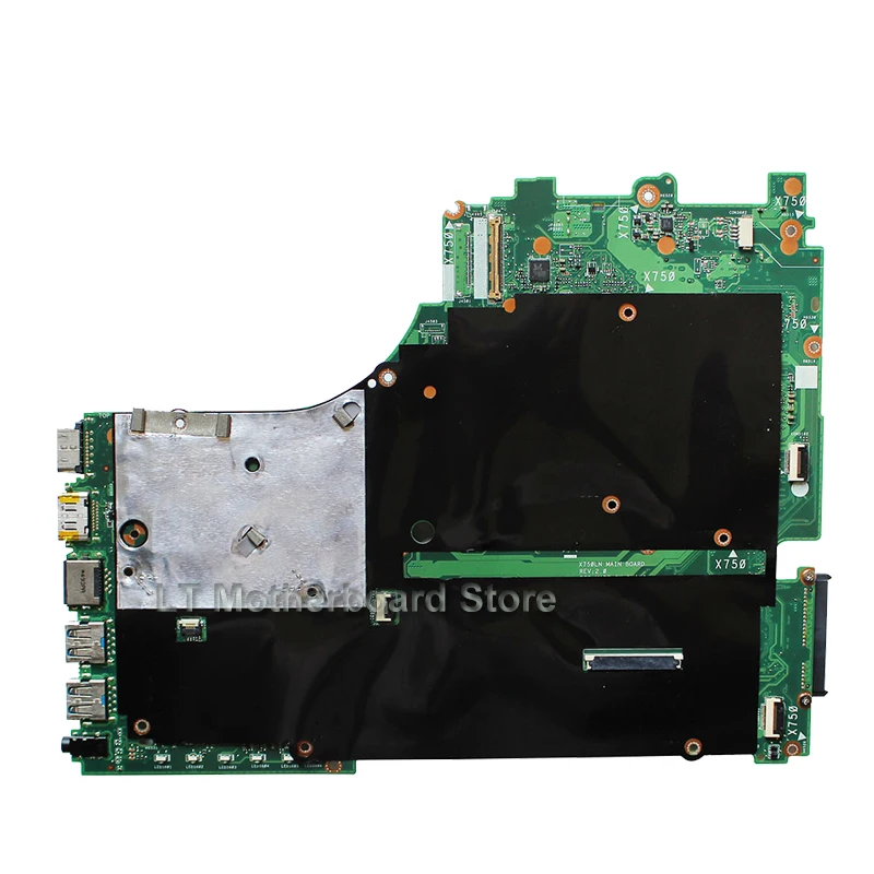 إرسال مجلس + ل ASUS X750LN X750LB X750L K750L A750L اللوحة المحمول اللوحة الأم مع GT740M/2 GB i7-4500U/ i7-4510U 100% اختبار موافق