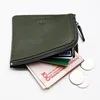 LANSPACE-monederos hechos a mano para hombre, carteras masculinas de marca, monedero informal con cremallera ► Foto 1/5