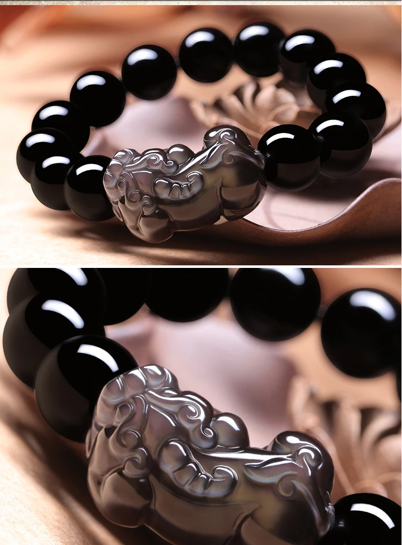 Pure Black Obsidian 15