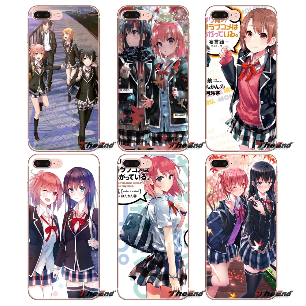 Yahari Ore no Seishun Love Comedy TPU чехол для iPhone X 4 4S 5 5S 5C SE 6 6S 7 8 Plus Samsung Galaxy J1 J3 J5 J7 A3 A5 2016 2017 |