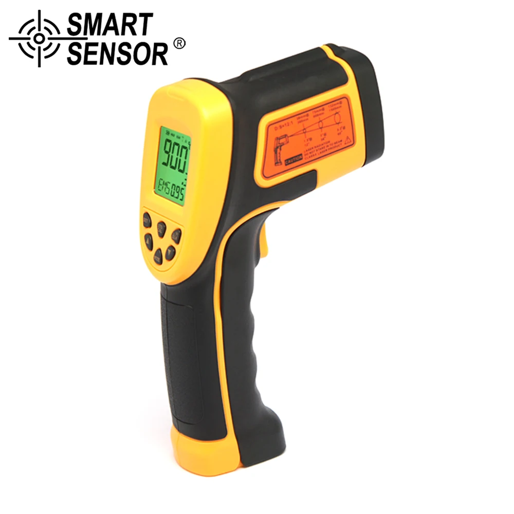 

SMART SENSOR -50~900C Digital IR Thermometer noncontact instant read infrared thermometer Laser Electronic Temperature Gun meter