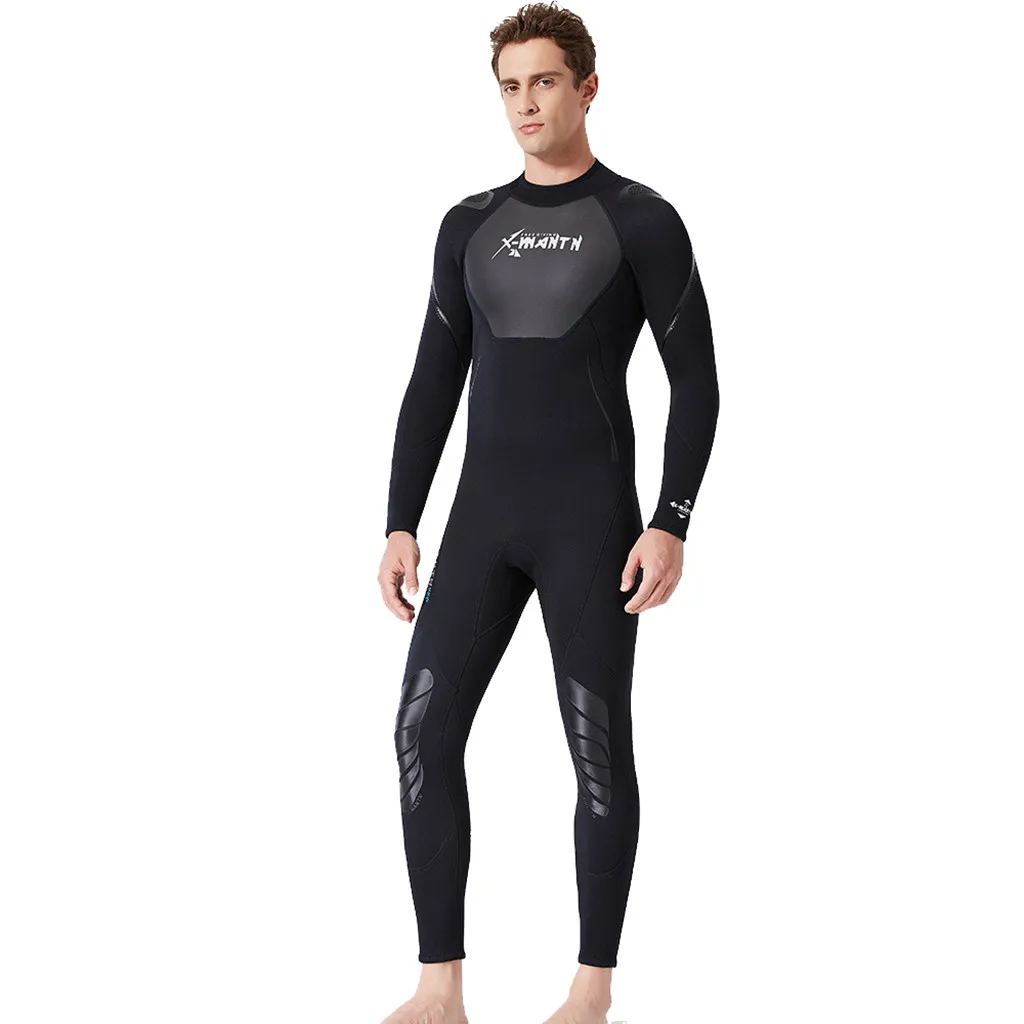 

X-MANTA Handsome Man's WetSuit 3MM Full Body Suit Super Stretch Diving Suit Swim Surf Snorkeling Black Neoprene Good Wetsuit V10
