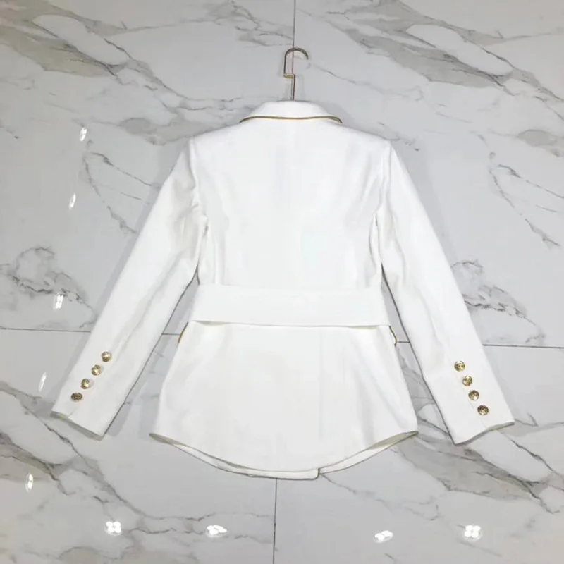 High Quality Fashion New Strip Belt Coat Women's Suit jacket blazer skirt High Quality Fashion New Strip Belt Coat Women's Suit jacket blazer skirt