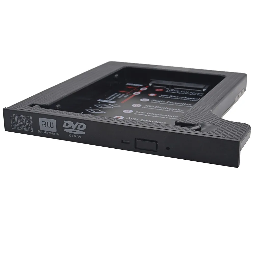 CHIPAL 4 канала Универсальный 2-й HDD Caddy 12,7 мм SATA 3,0 двойной светодиодный индикатор для 2," SSD HDD, чехол-Корпус для ноутбука CD/DVD-ROM