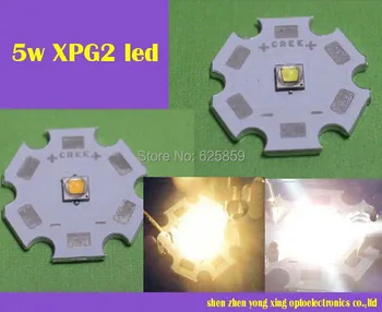 

10pcs cree XPG2 5W cold white 6000-6500k neutral White 4000-4500K warm white 2900-3000k led high power with 20mm star