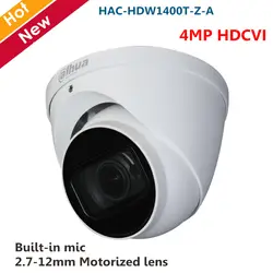 4MP Dahua HDCVI камера встроенным микрофоном 2,7-12 мм для объектива, настраиваемый ИК 60 метров Крытый Открытый Водонепроницаемый IP67 безопасности