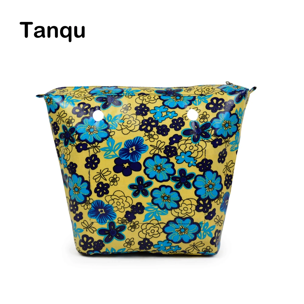 

TANQU New shiny Colorful Inner Lining Insert with Outer Waterproof Coating for Mini Obag Canvas Inner Pocket for O Bag