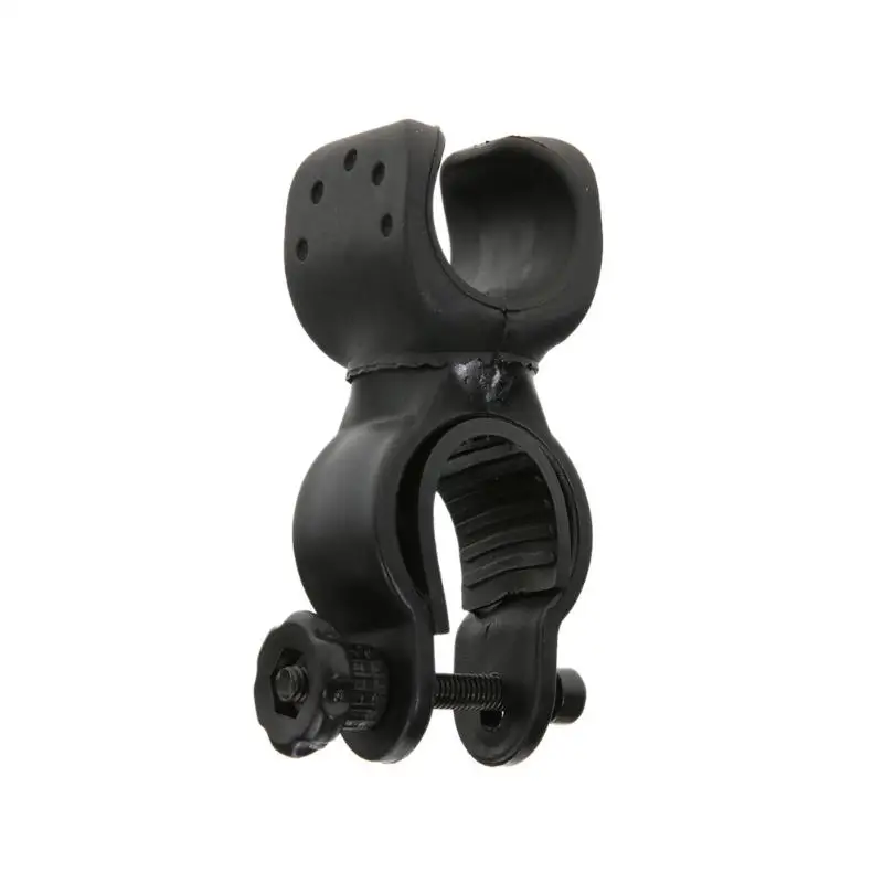 

Bike Bicycle Flashlight Torch Lamp Holder 360-degree Rotating Light Clamp Clip Mount Bracket diameter 2.5cm Bicycle Parts