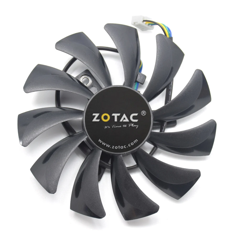 Новый 85 мм T129215SU T129215SH 4Pin GTX1060 6 гб вентилятор кулера DIY замена для Zotac мини 3