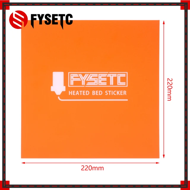 Best Offers 1pc 220x220mm Frosted Heated Bed Paper Sticker For Wanhao Anet A8 A6 MK3 3D Printer Sticker Build Surface Sheet Plate