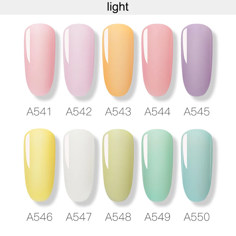 ROSALIND Neon Nail Gel Polish Luminous Hybrid Varnish Top Base Gel Manicure For Nails Art Gel Nail