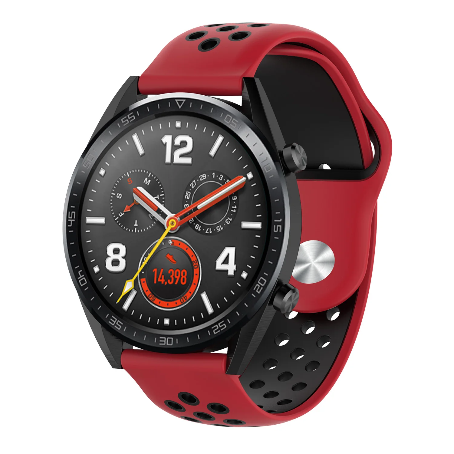 Lerxiuer huawei watch gt ремешок для samsung gear S3/Galaxy watch 46 мм/Amazfit bip/Honor Волшебные силиконовые 22 мм браслет на запястье