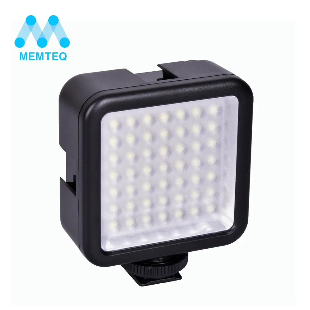 

MEMTEQ brand new photo flash Mini Pro LED-49 Video Light 49 LED Flash Light for DSLR Camera Camcorder DVR DV camera light black