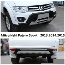 Автомобильный бампер для Mitsubishi Pajero Sport 2013. бампер высокого качества ABS передний+ задний авто аксессуары