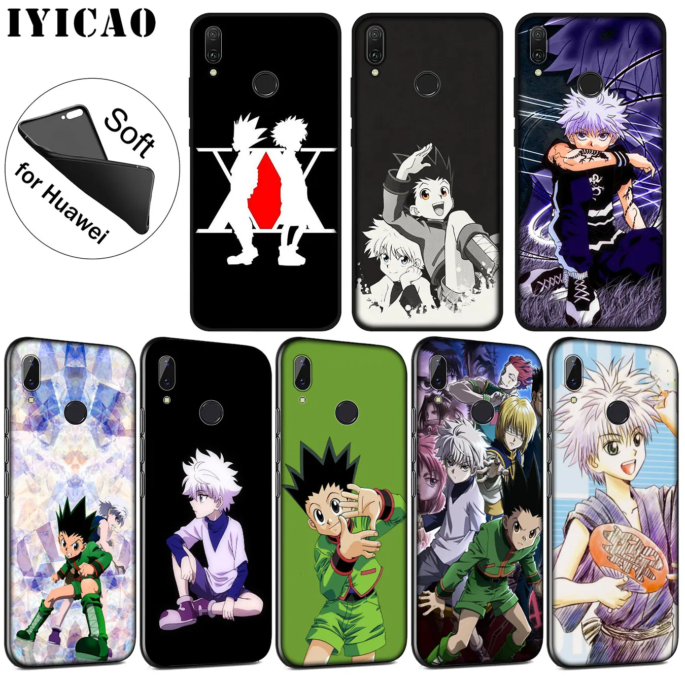 IYICAO Hunter x Мягкий силиконовый чехол для телефона Huawei P30 P20 Pro P10 P9 P8 Lite Mini 2017 2016 2015 P smart