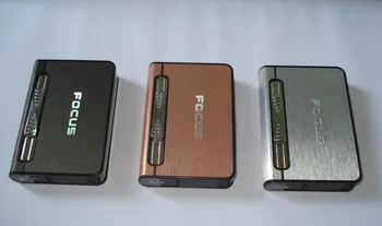 

2pcs cigarettes Cigarette case Lighter for 10 cigarettes pack