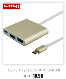 CHYI type-C концентратор Multi Функция USB 2,0 порты и разъёмы SD/TF Card Reader Mini USB-C Splitter адаптер для ПК смартфон аксессуары ноутбуков