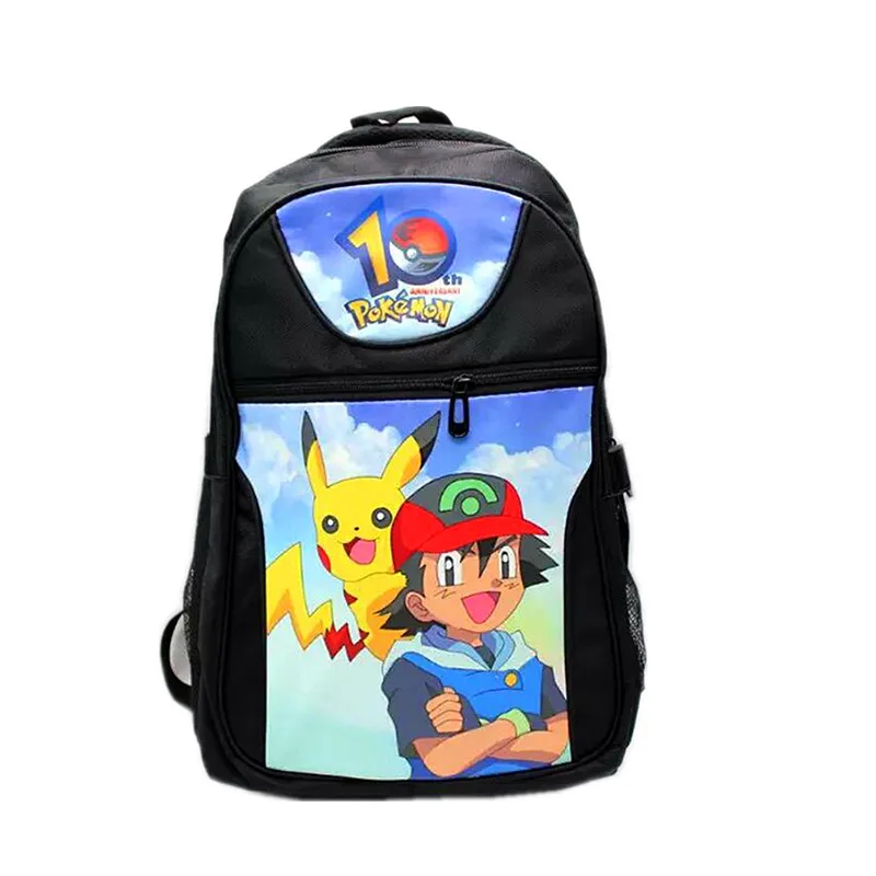 Free Shipping School Backpack Poke Go Bag Game Pocket Monster Eevee Picachu Computer Backpacks