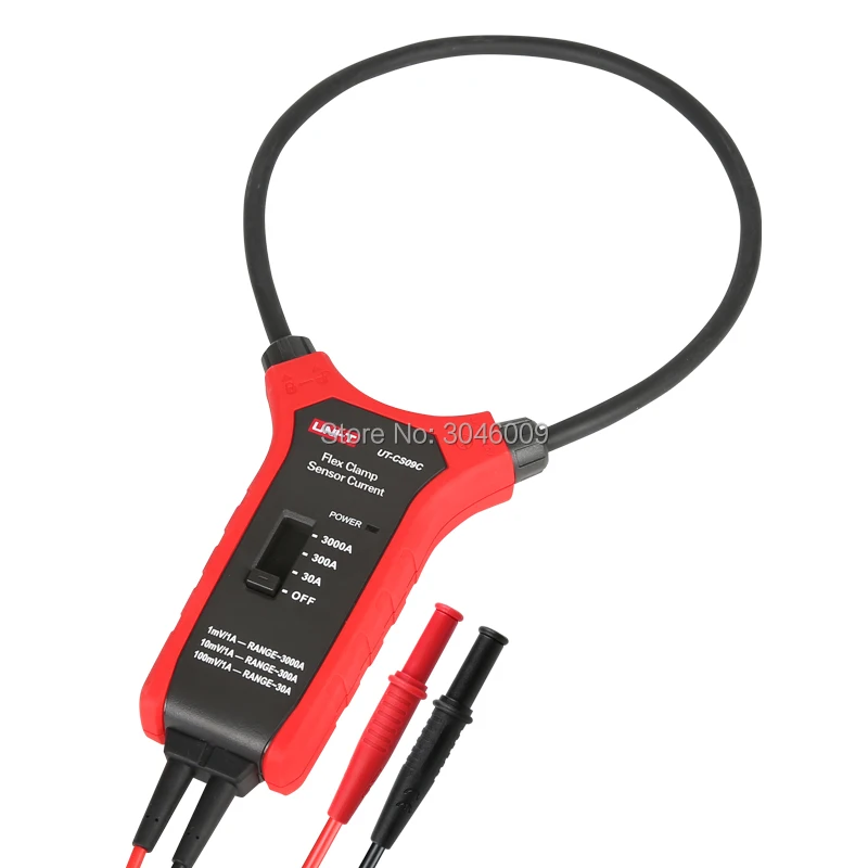 UNI T гибкий зажим датчик 3000A AC Clamp Meter осциллограф/мультиметр