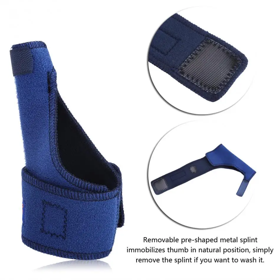 Adjustable Medical Thumb Splint Fracture Finger Splint Hand Support Recovery Brace Protector Injury Aid Stabilizer Guard Tool a