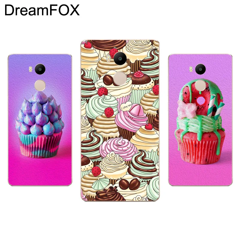 DREAMFOX M188 красочное десертное Мороженое Мягкий силиконовый чехол из ТПУ для Xiaomi Redmi