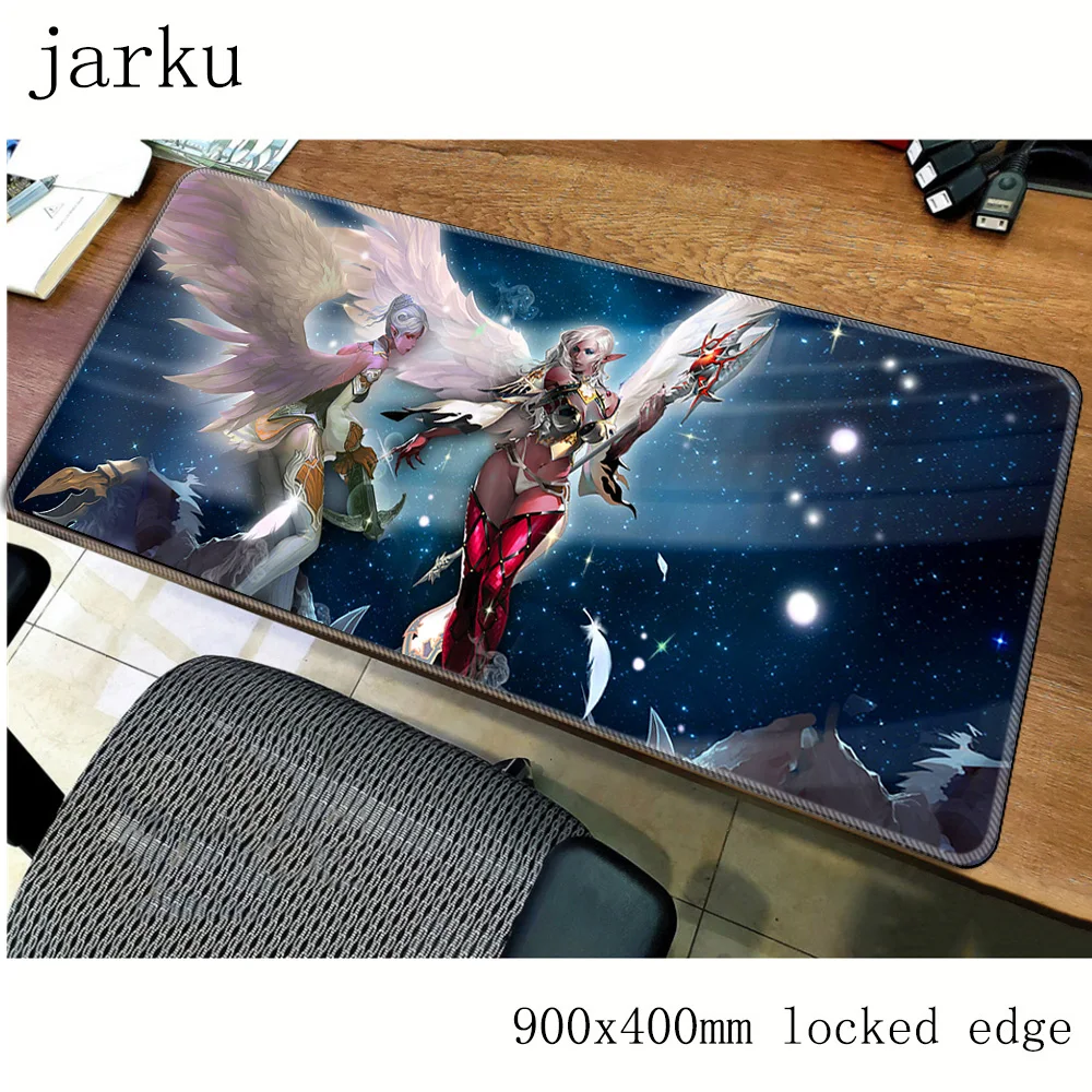 Lineage 2 pad мышь computador gamer mause 900x400X2MM padmouse большой красочный Коврик Для Мыши