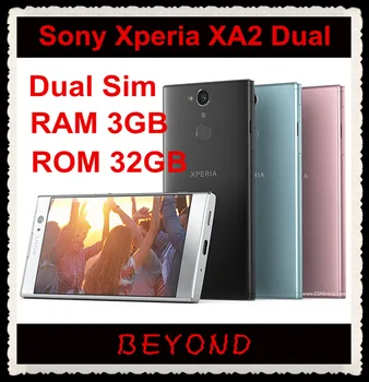 

Sony Xperia XA2 Dual H4133 Original Dual Sim LTE Android Octa Core RAM 3GB ROM 32GB 5.2" 23MP&8MP NFC Fingerprint Mobile Phone