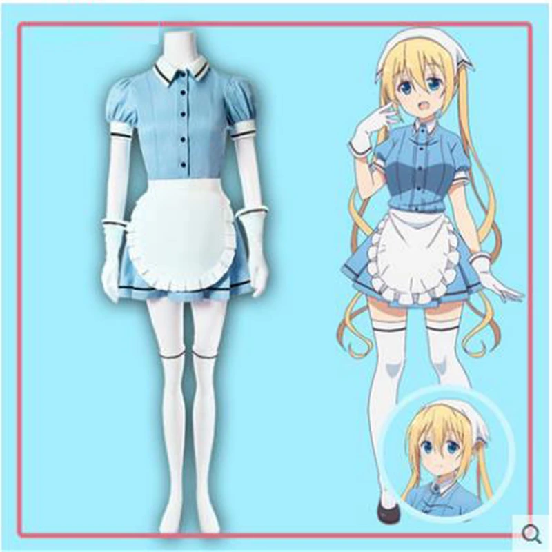 Высокое качество аниме Blend S Хината Kaho rolecos карнавальный костюм женский фартук