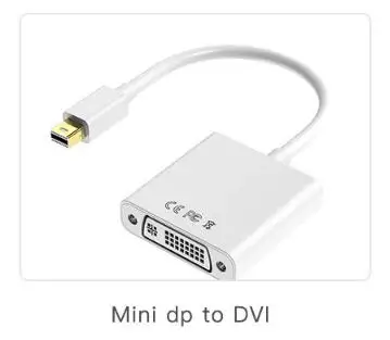 3 in1 Мини дисплейный порт для интерфейса Thunderbolt DP к VGA, HDMI, DVI адаптер дисплея порт кабель для apple MacBook Pro Mac Book Air - Цвет: mini DP To DVI