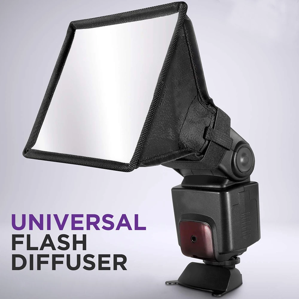 30x20cm/17x15cm Flash Diffuser Light Softbox (Universal, Collapsible