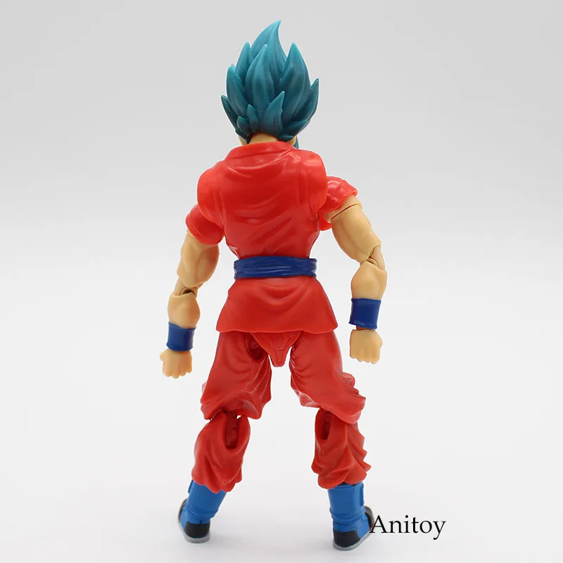 Сон Гоку Драконий шар SHF Dragon Ball Z resuration F Son Gokou ПВХ Фигурки Коллекционная модель игрушки 16 см