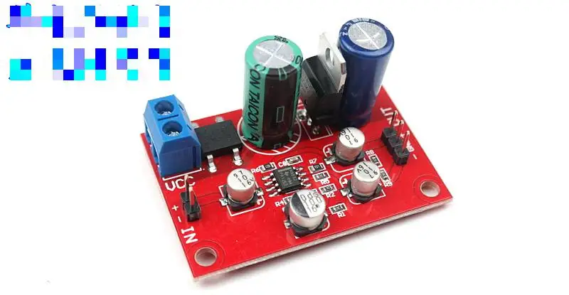 

Single power supply NE5532 chip AC 6-16v / DC 8-24v BTL output Dual channel power amplifier board 50mm * 33mm