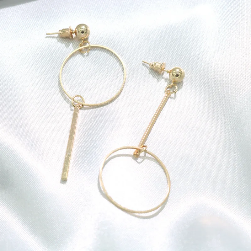 

European and American fashion jewelry wholesale fashion exaggerated geometric big circle female earrings earrings