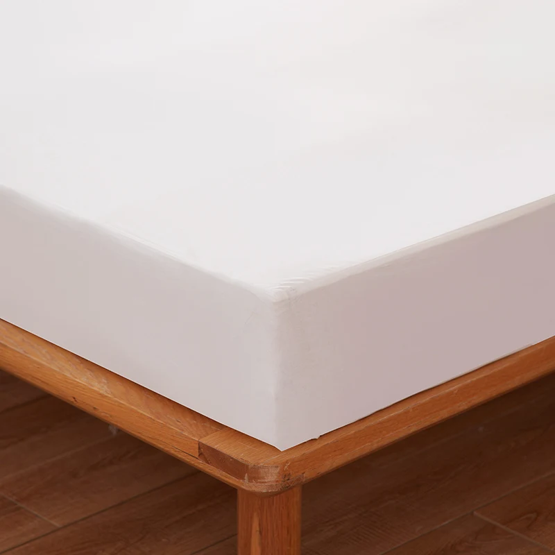 100%-Cotton-Bed-Sheets-with-Elastic-Twin-Full-Queen-Fitted-Sheet-Smooth-Waterproof-Mattress-Protector-Breathable-Mattress-Cover-2