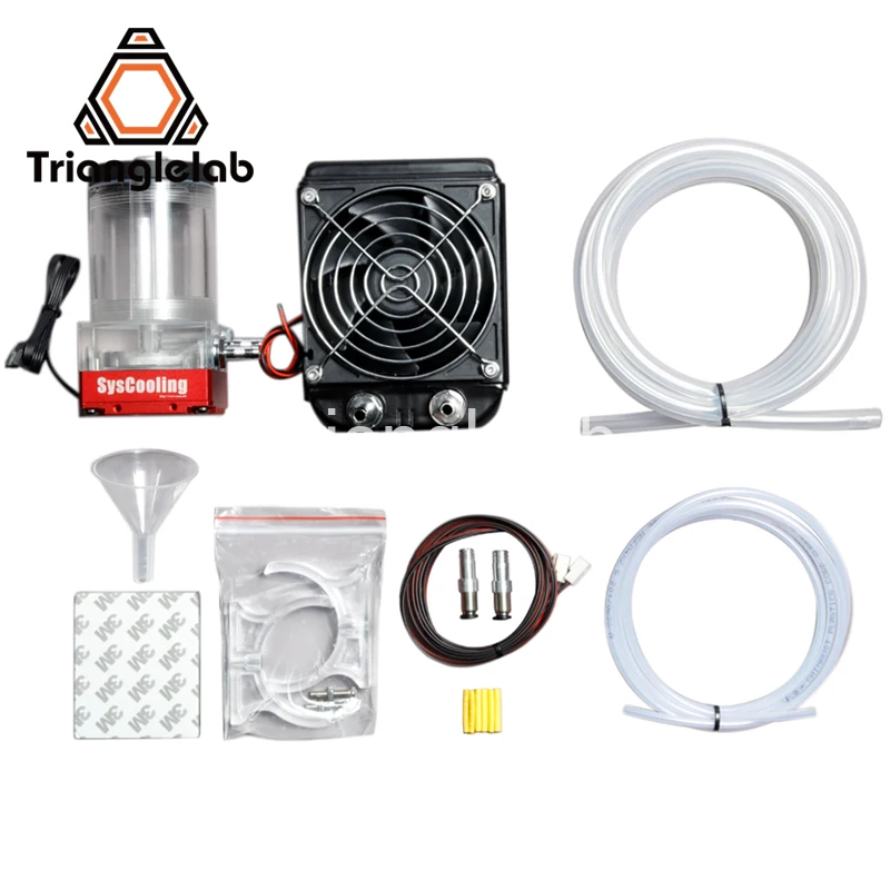 Trianglelab تيتان أكوا مياه التبريد عدة ل DIY 3D طابعة ل E3D Hotend تيتان الطارد ل TEVO 3D طابعة ترقية كيت