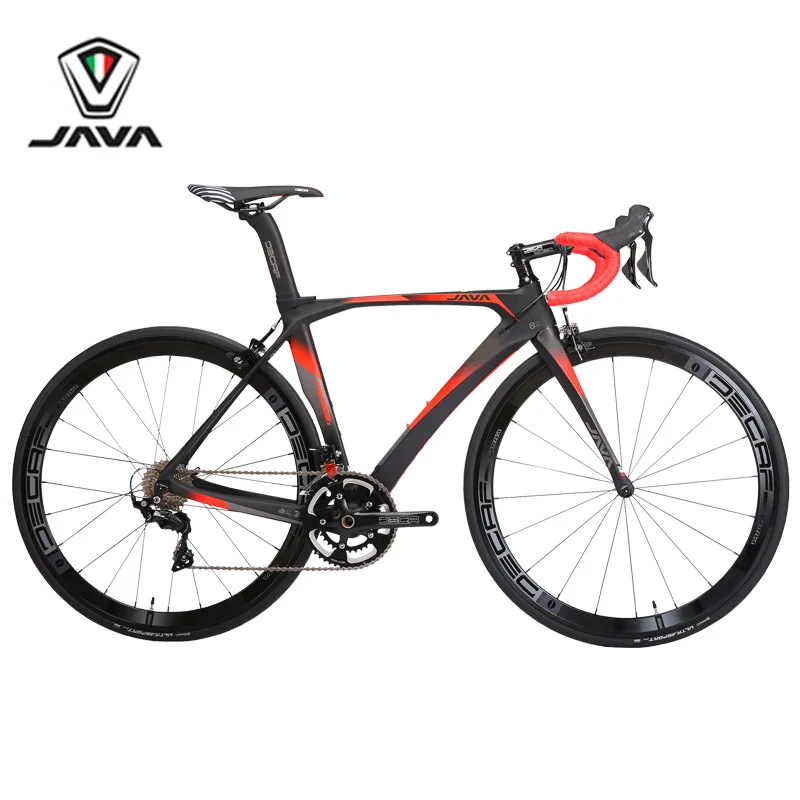 JAVA Carbon Fiber Road Bike 22 speed Racing Bend Men's and Women's Single Fare Roche FEROCE3