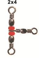 

1000pcs Wholesale Barrel triple swivels style C 8*10