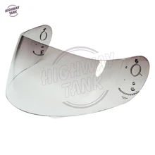 Marrone Del Motociclo del Fronte Pieno Casco Visiera, di colore Shield di Caso per AGV GP-Pro S4 Airtech Stealth Q3 Titec