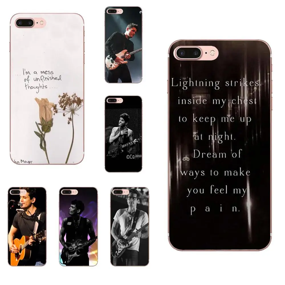 Мягкий термополиуретановый гитарный персонаж John Mayer для Galaxy A3 A5 A7 A8 A9 A9S On5 On7 Plus Pro