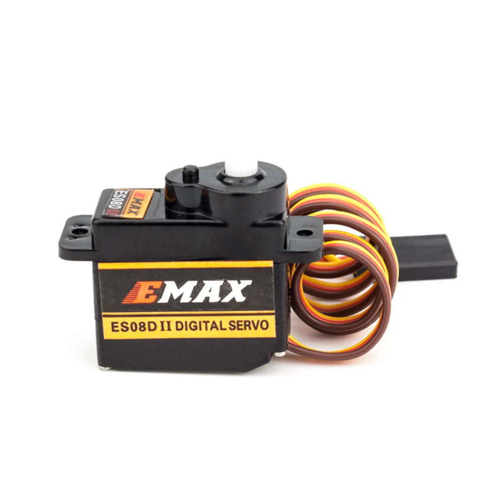 

Official EMAX Servo EMAX ES08D II Micro Servo Plastic Gear 1.8kg/Sec RC servo For RC Models