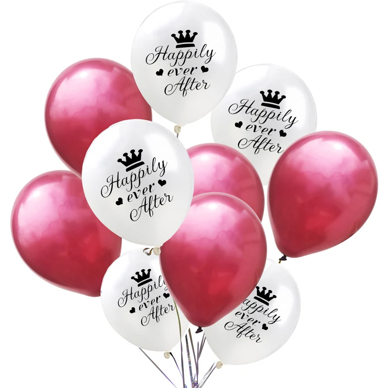 10 шт Baby Shower Happy Ever After латексные украшения из воздушных шаров на день рождения