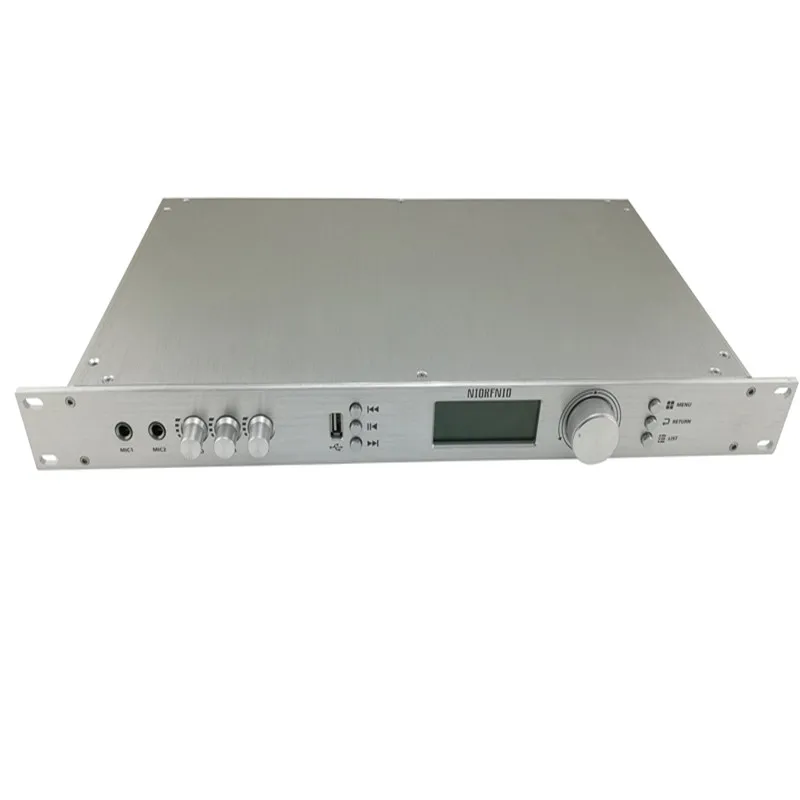 

T50M 0-50W Adjustable FM Broadcast Stereo PLL Transmitter with 1/4 Wave GP Antenna 8m Cable Together