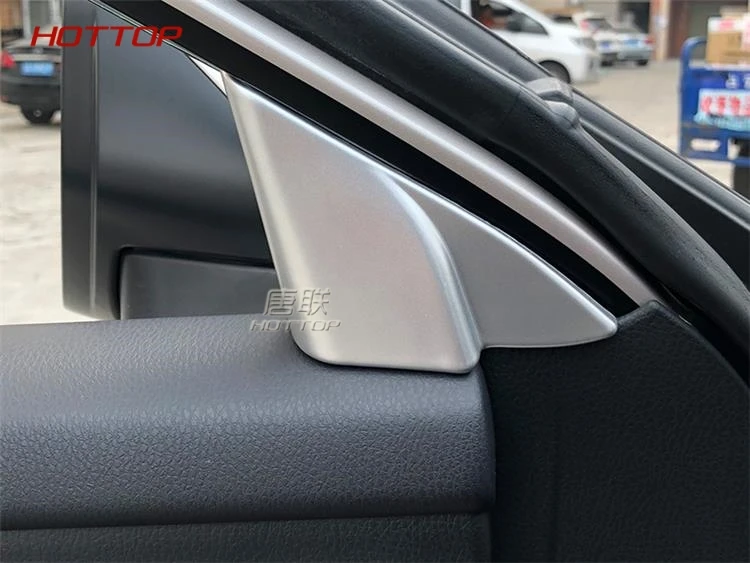 Внутренняя отделка двери внутри треугольник ABS покрытие декоративный светильник полоса для Toyota Camry